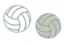 Stickdatei - Volleyball